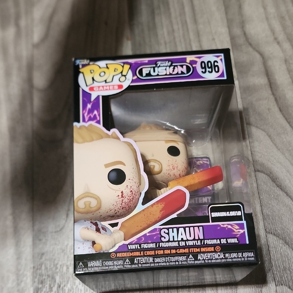 Funko Pop Games Shaun with Bat - Red and Cream